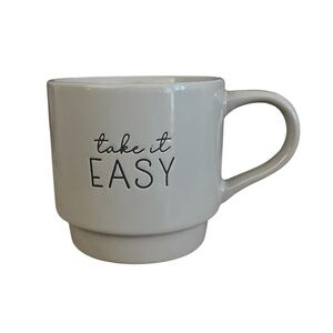 Boston Warehouse Leaf Bean TAKE IT EASY Coffee Mug Tea